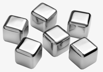 Steel Ice Cubes Png, Transparent Png, Free Download