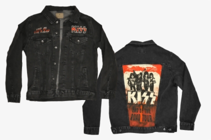 Black Denim Jacket With Patches, HD Png Download, Free Download