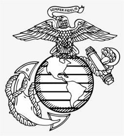 Marine Corps Globe And Anchor, HD Png Download, Free Download