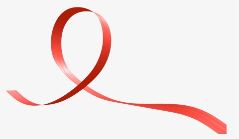 Red Ribbon Png Transparent - Transparent Ribbon, Png Download, Free Download