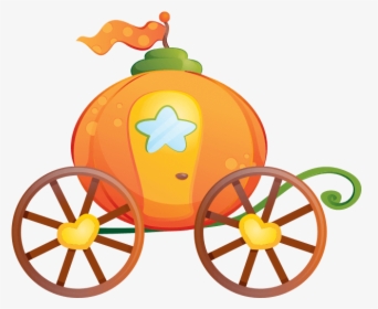 Wizards And Princesses Wallstickers - Cinderella Carriage Pumpkin Png, Transparent Png, Free Download