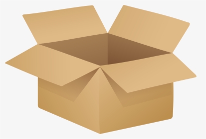 Open Cardboard Box Png Clip Art - Open Box Transparent Background, Png Download, Free Download