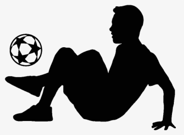 Football Freestyle Black And White, HD Png Download, Free Download