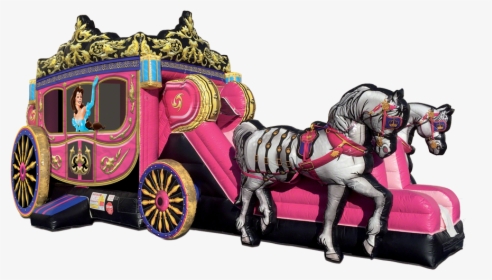 Princess Carriage Fairytale Combo - Commercial Princess Castle Bounce House, HD Png Download, Free Download