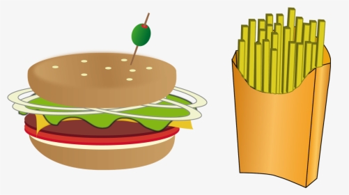 Transparent Hamburguesa Dibujo Png - Fast Food, Png Download, Free Download