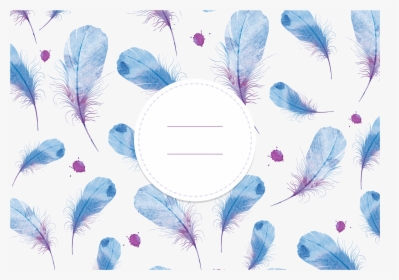 Watercolor Painting Feather Drawing - Feathers Powerpoint Template Download, HD Png Download, Free Download