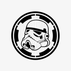 Stormtrooper Boba Fett Silhouette Vector Star Wars - Logo Empire Star Wars, HD Png Download, Free Download