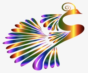 Wing,graphic Design,feather - Peacock Clipart Hd, HD Png Download, Free Download