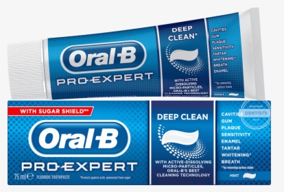 Oral B Pro Expert Deep Clean Toothpaste - Oral B Pro Toothpaste, HD Png Download, Free Download