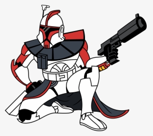 Arc Trooper Captain By V0jelly Arc Trooper Captain - Star Wars Clone Wars 2003 Clone Trooper, HD Png Download, Free Download