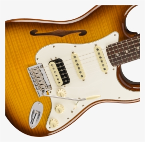 Fender Rarities Flame Maple Top Stratocaster Thinline - Electric Guitar, HD Png Download, Free Download