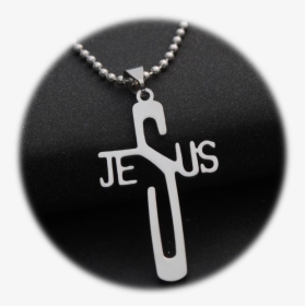 Transparent Jesus On The Cross Png - Necklace, Png Download, Free Download