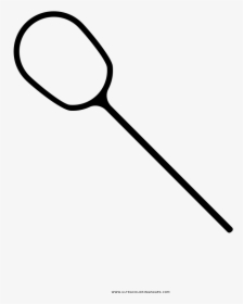 Oar Coloring Page - Racket, HD Png Download, Free Download