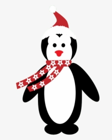 Christmas Penguin Reindeer Cartoon, HD Png Download, Free Download