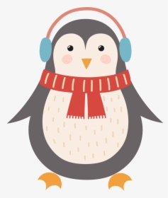 Music Penguin Christmas Cartoon Transparent - Christmas Day, HD Png Download, Free Download