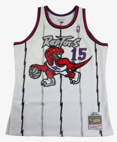 Vince Carter Raptors Jersey Mitchell And Ness White - Vince Carter Raptors Jersey, HD Png Download, Free Download