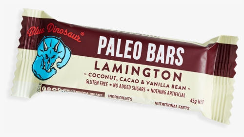 Blue Dinosaur Paleo Bars Lamington, HD Png Download, Free Download