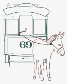 Mulecardoodlewithmule-01 - Cartoon, HD Png Download, Free Download