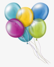 Blue Balloons Transparent Bar Background Clipart , - Transparent Ballon, HD Png Download, Free Download