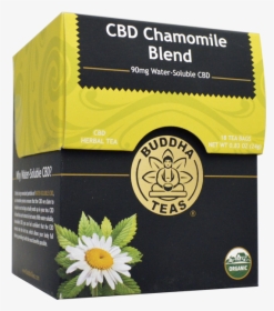 Transparent Tea Chamomile - Buddha Teas Cbd Chamomile, HD Png Download, Free Download