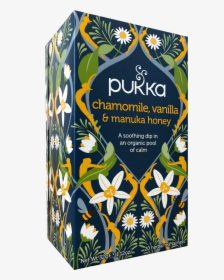 Chamomile Vanilla Honey Tea , Png Download - Pukka Chamomile Vanilla Manuka, Transparent Png, Free Download