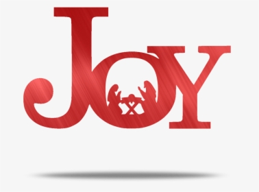 Joy Holy Manger Steel Wall Sign - Graphic Design, HD Png Download, Free Download