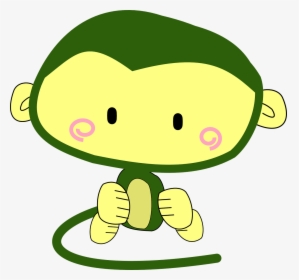 Monkey With Banana Cartoon Png, Transparent Png, Free Download