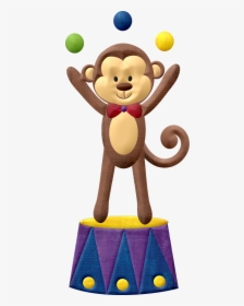 Monkey Circus Fun Free Photo - Cartoon, HD Png Download, Free Download