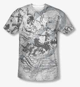 Batman™ Tale Of The Dark Knight All Over T Shirt - T-shirt, HD Png Download, Free Download