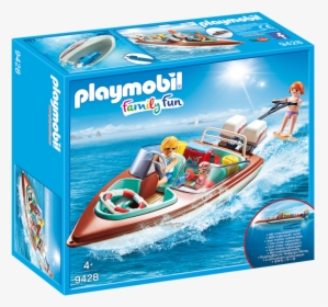 Playmobil Family Fun Motor Boat, HD Png Download, Free Download