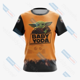 Star Wars The Mandalorian Baby Yoda Unisex 3d T-shirt - Yoda, HD Png Download, Free Download