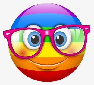 Clipart Rainbow Smiley Face, Clipart Rainbow Smiley - Rainbow Clipart Smiley Face, HD Png Download, Free Download
