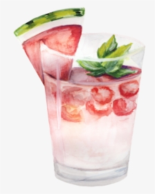 Watermelon-mojito - Rose, HD Png Download, Free Download