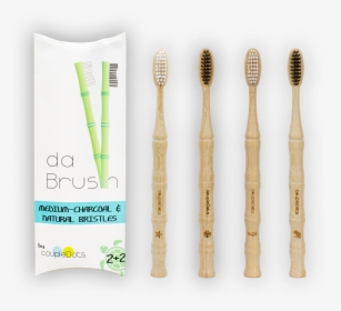 Mixed Bamboo Toothbrush Set - Toothbrush, HD Png Download, Free Download