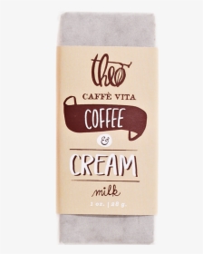 Theo Coffee & Cream Milk Chocolate Bar, 1 Oz - Bar Soap, HD Png Download, Free Download