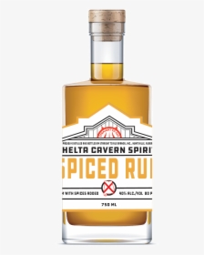 Spiced Rum Mock Up Bottle - Grain Whisky, HD Png Download, Free Download