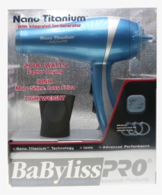 Babylisspro Nano Titanium 2000 Watts Hair Dryer, HD Png Download, Free Download