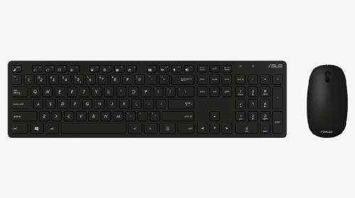 Asus W5000 Wireless Keyboard And Mouse Kit - Computer Keyboard, HD Png Download, Free Download