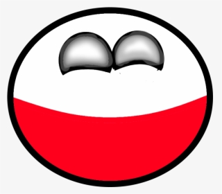 Picture Of Polandball That I Use On Youtube , Png Download - Polandball Transparent, Png Download, Free Download