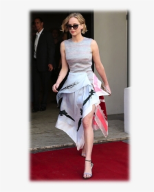 Jennifer Lawrence In Dior Dress, HD Png Download, Free Download