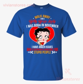 Walk Away I"m A Betty Boop Lady Born In November T - Betty Boop Happy 2020 New Year, HD Png Download, Free Download