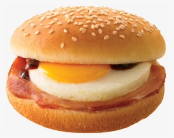 Ham With Egg Burger, HD Png Download, Free Download