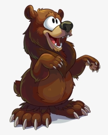 Newspaper Issue 444 Brown Bear - Cartoon, HD Png Download, Free Download