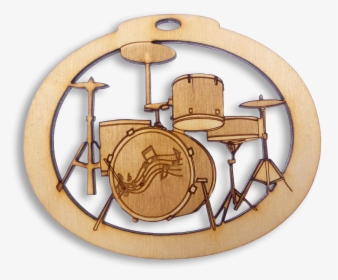 Personalized Drum Set Ornament - Emblem, HD Png Download, Free Download