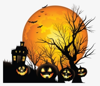 Halloween Png - Moon Halloween Clip Art, Transparent Png, Free Download