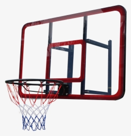 Polycarbonate Wall Mounted Basketball Pole And Rim - Backboard, HD Png Download, Free Download