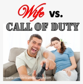 Call Of Duty - Video Game Vs Wife, HD Png Download, Free Download