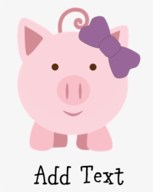 A Girl Pig Png - Domestic Pig, Transparent Png, Free Download