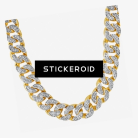 Gold Chain Dollar Sign Png - Gold Diamond Chain Png, Transparent Png, Free Download