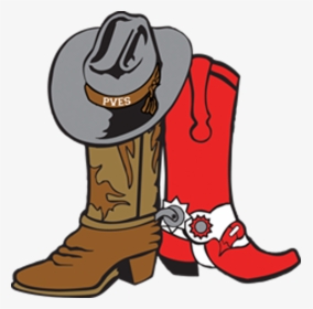 Boots At Home Pencil - Transparent Background Cowboy Boot Clip Art, HD Png Download, Free Download
